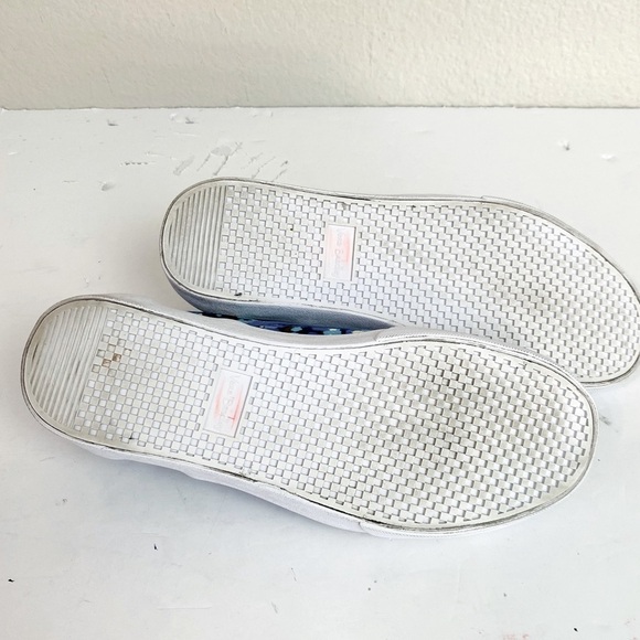 Vera Bradley Multi Blue Canvas Slip On Shoes Size 8.5 - Picture 6 of 8